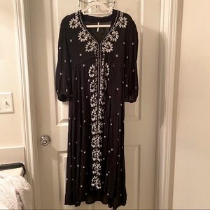Free People Embroidered Dress